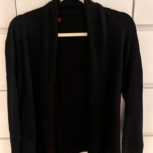 Black Open Knit Sweater